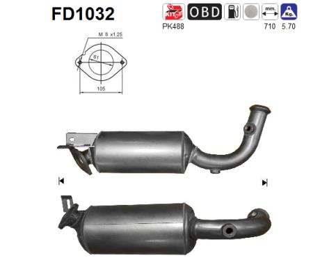 Filtro de particulas AS FD1032