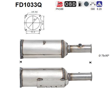 Filtro de particulas AS FD1033Q