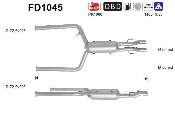 Filtro de particulas AS FD1045