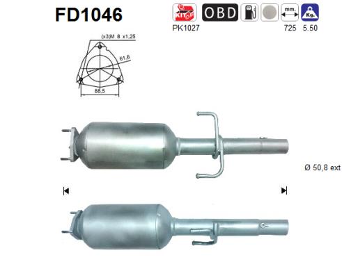 Filtro de particulas AS FD1046