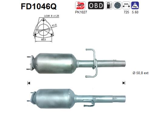 Filtro de particulas AS FD1046Q