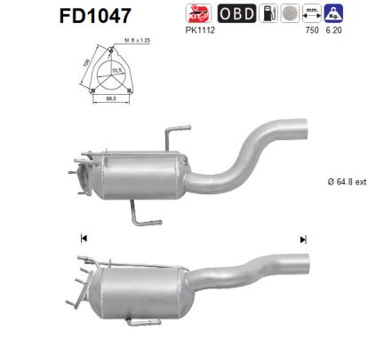 Filtro de particulas AS FD1047