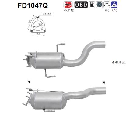 Filtro de particulas AS FD1047Q