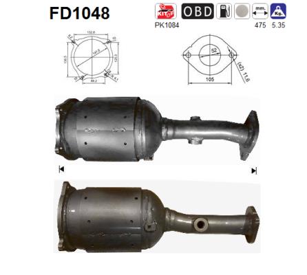 Filtro de particulas AS FD1048