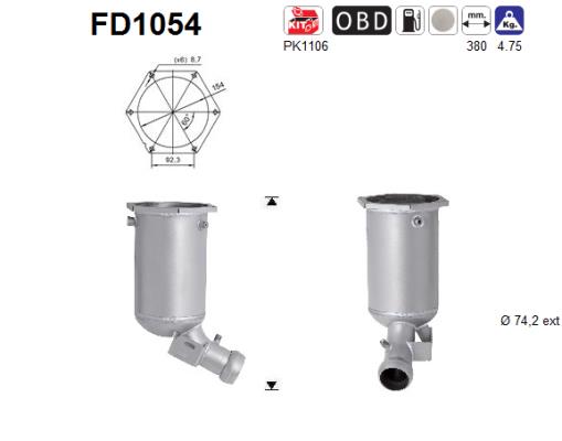 Filtro de particulas AS FD1054