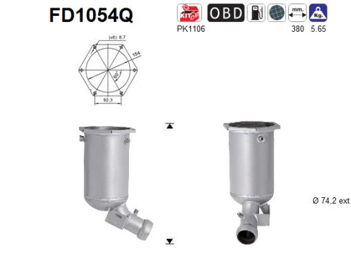 Filtro de particulas AS FD1054Q