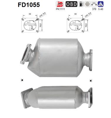 Filtro de particulas AS FD1055