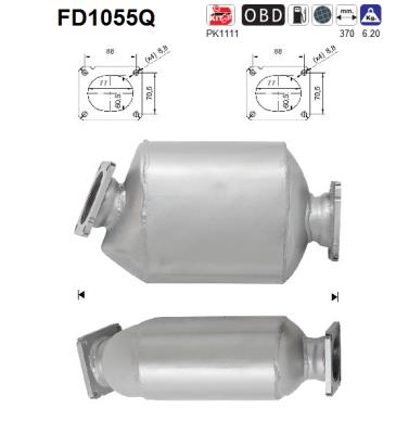 Filtro de particulas AS FD1055Q