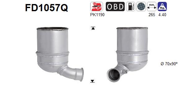 Filtro de particulas AS FD1057Q