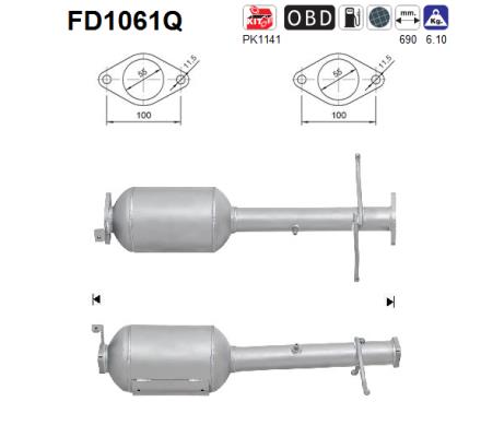 Filtro de particulas AS FD1061Q