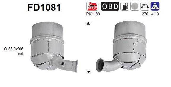 Filtro de particulas AS FD1081