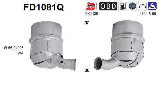 Filtro de particulas AS FD1081Q