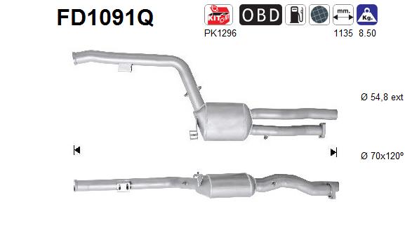 Filtro de particulas AS FD1091Q