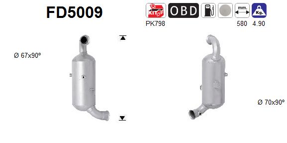 Filtro de particulas AS FD5009