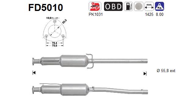 Filtro de particulas AS FD5010