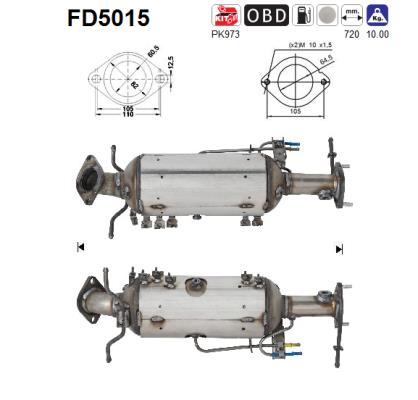 Filtro de particulas AS FD5015