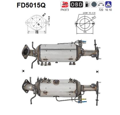 Filtro de particulas AS FD5015Q