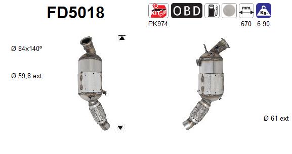 Filtro de particulas AS FD5018