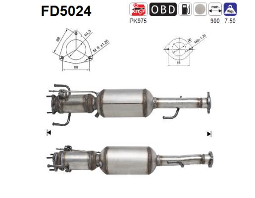 Filtro de particulas AS FD5024