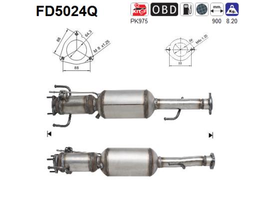 Filtro de particulas AS FD5024Q