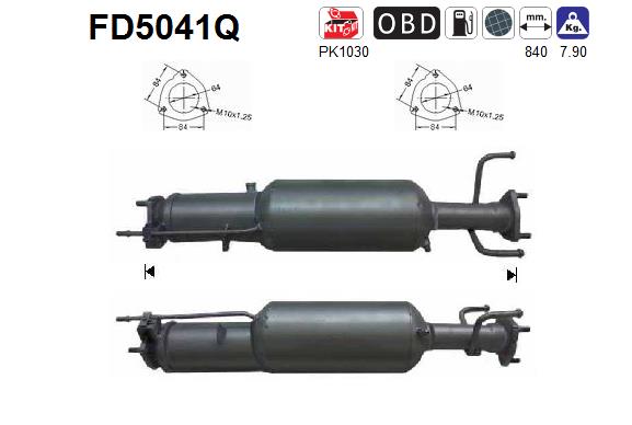 Filtro de particulas AS FD5041Q