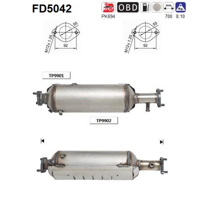 Filtro de particulas AS FD5042