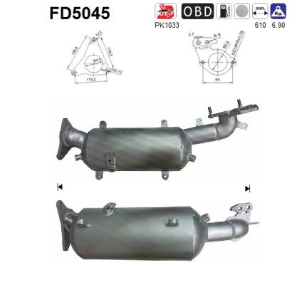 Filtro de particulas AS FD5045