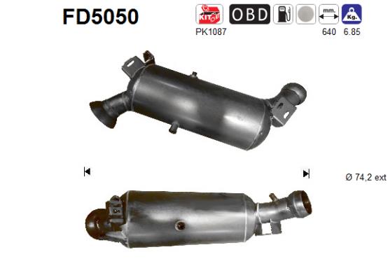 Filtro de particulas AS FD5050