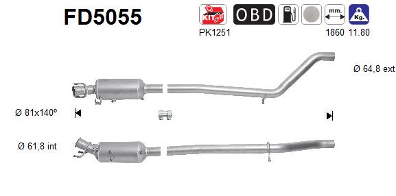 Filtro de particulas AS FD5055