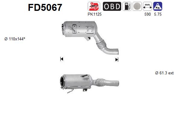 Filtro de particulas AS FD5067