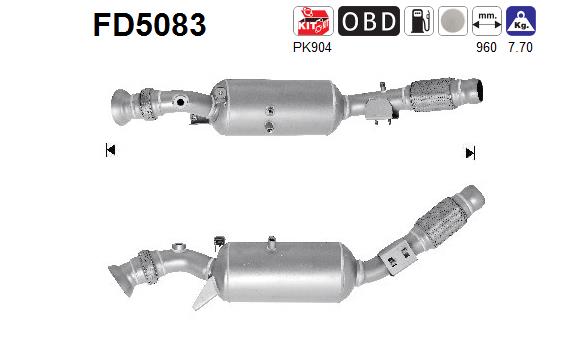 Filtro de particulas AS FD5083