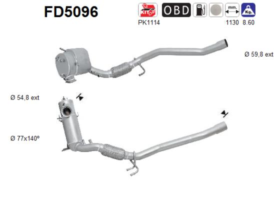 Filtro de particulas AS FD5096