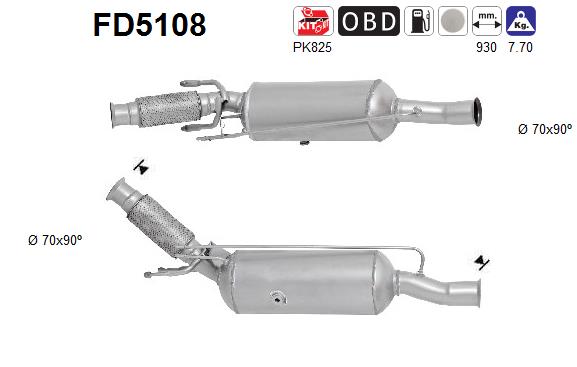 Filtro de particulas AS FD5108