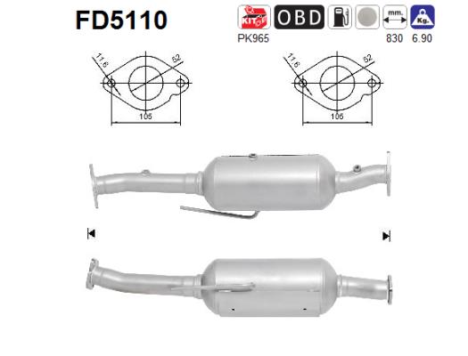 Filtro de particulas AS FD5110