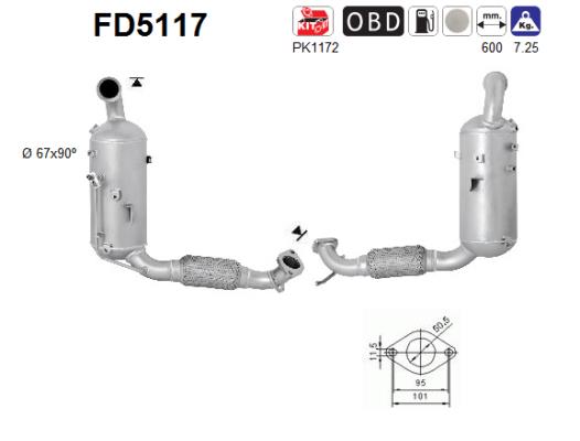 Filtro de particulas AS FD5117