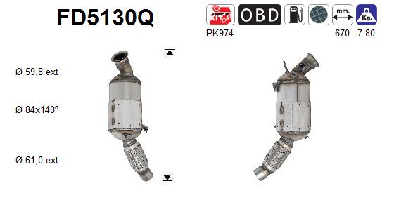 Filtro de particulas AS FD5130Q