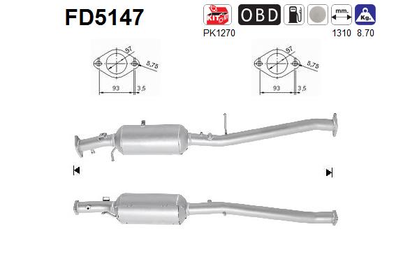 Filtro de particulas AS FD5147