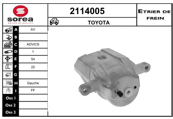 Estribo de freno SEEAC 4114005