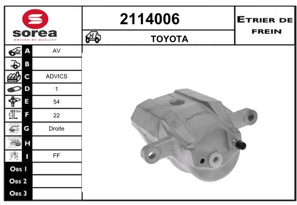 Estribo de freno SEEAC 4114006