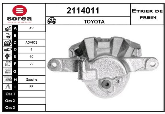 Estribo de freno SEEAC 4114011