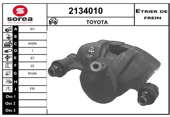 Estribo de freno SEEAC 4134010