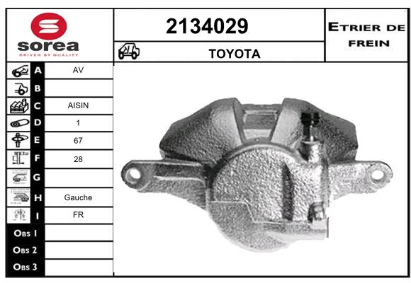 Estribo de freno SEEAC 4134029