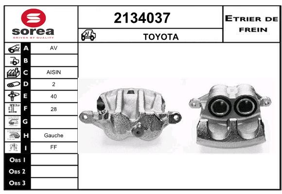 Estribo de freno SEEAC 4134037