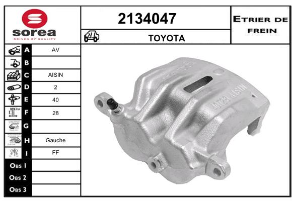 Estribo de freno SEEAC 4134047