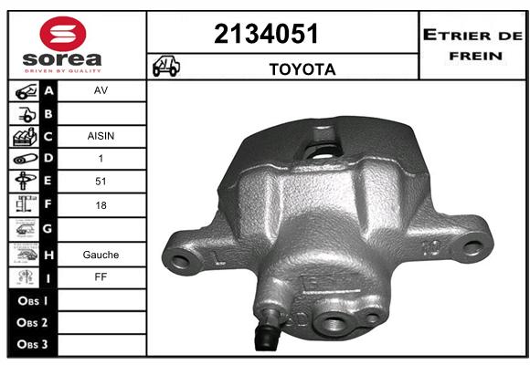 Estribo de freno SEEAC 4134051