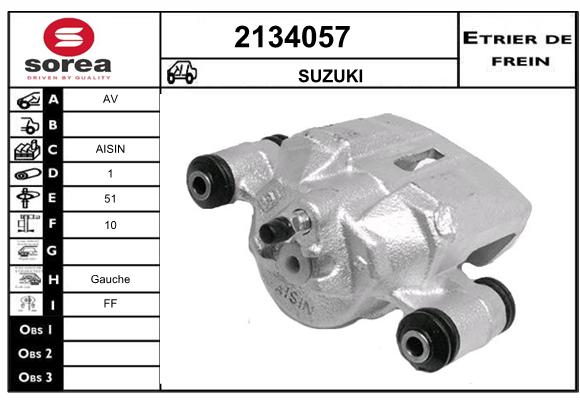 Estribo de freno SEEAC 4134057