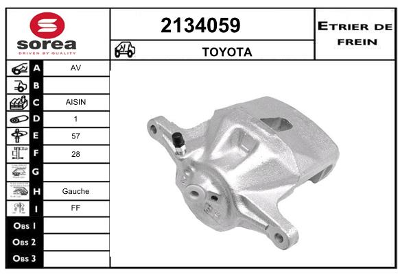 Estribo de freno SEEAC 4134059