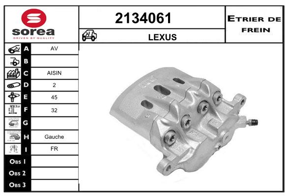 Estribo de freno SEEAC 4134061