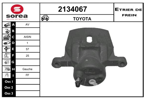 Estribo de freno SEEAC 4134067