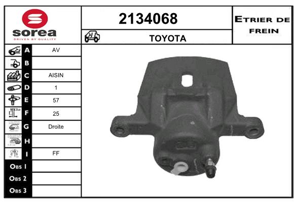 Estribo de freno SEEAC 4134068